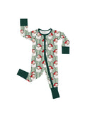 Vintage Santa Kids Bamboo Zippy