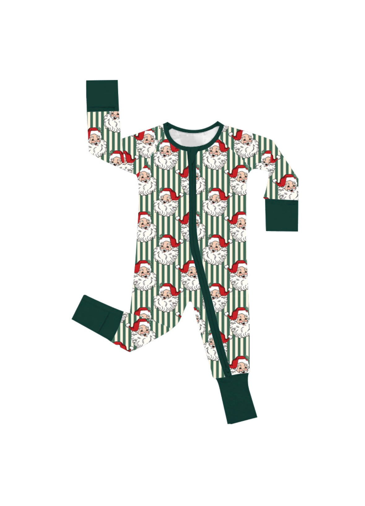 Vintage Santa Kids Bamboo Zippy