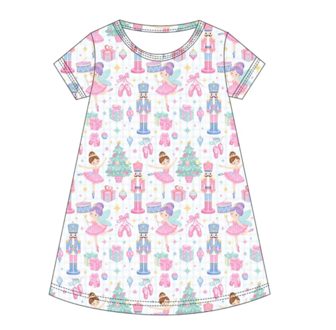 Nutcracker Adult Bamboo Nightgown