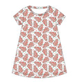 Christmas Cakes Bamboo Adult Nightgown