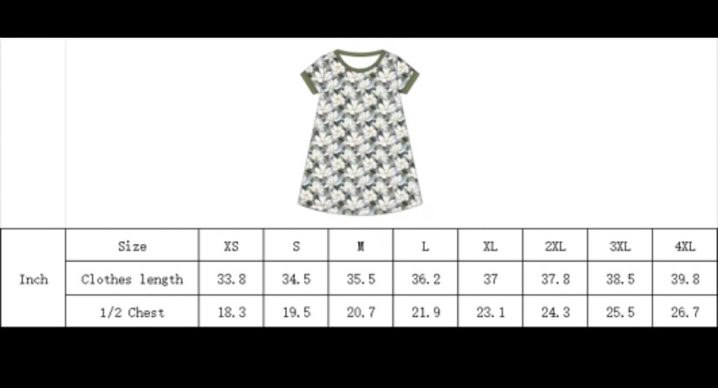Christmas Cakes Bamboo Adult Nightgown
