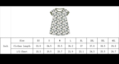 Christmas Cakes Bamboo Adult Nightgown