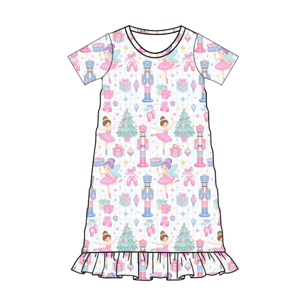 Nutcracker Kids Bamboo Nightgown